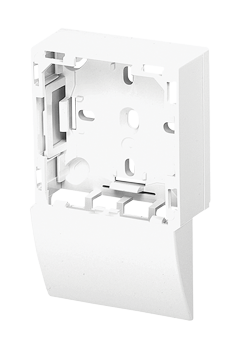 10030CBR Efapel Moulure électrique blanche (LxH) 20x12,5mm - Longueur 2  mètres - pour montage en saillie
