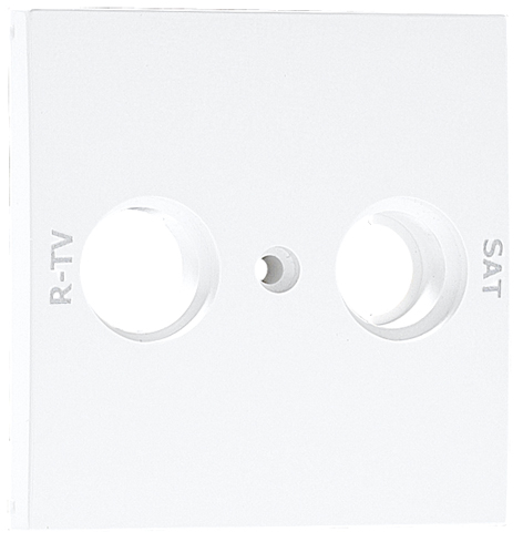 Cover Plate for R TV - SAT Socket Multibrand 2 Outputs