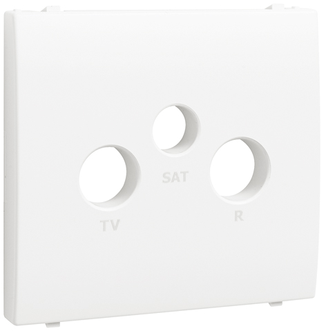 Cover Plate for R - TV - SAT Sockets