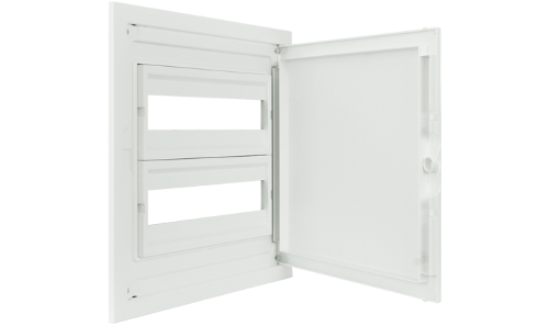 Interior y Puerta para Cuadro de Distribución de Bajo Perfil - 32 MÓDULOS (2x16)
