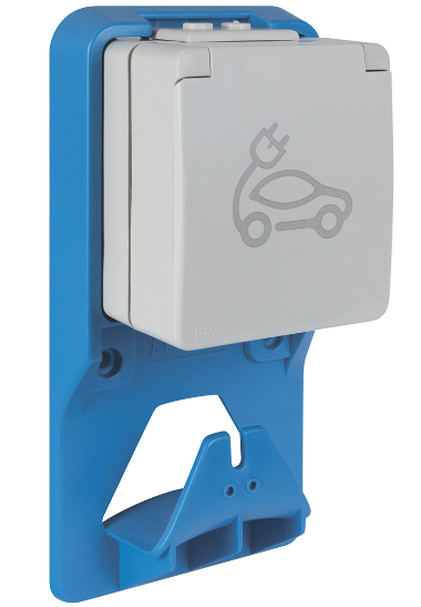 Surface Schuko Socket for EV Charging